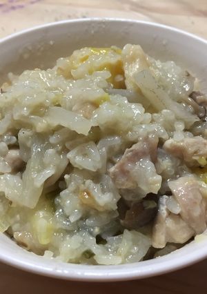 炊飯器で簡単、参鶏湯風雑炊-レシピのメイン写真