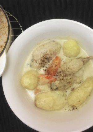お腹に優しい手羽先のクリーム煮-レシピのメイン写真