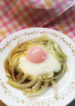 玉ねぎの巣ごもりたまご-レシピのメイン写真