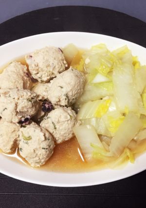 簡単！男飯！たこ入り鶏団子-レシピのメイン写真