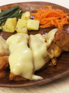 簡単!鶏もも肉の甘辛チーズ照り焼き-レシピのメイン写真