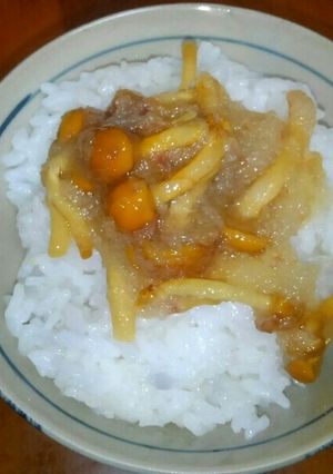 なめ茸おろしご飯-レシピのメイン写真