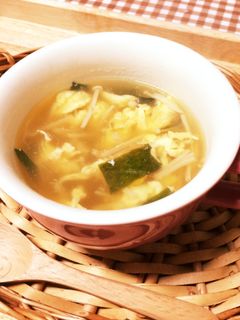 卵とえのきのスープ♡-レシピのメイン写真