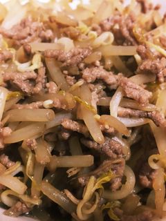 もやしと豚肉のスタミナ炒め-レシピのメイン写真