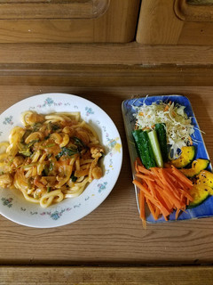 野菜嫌い克服に!トマトクリームうどん♪-レシピのメイン写真