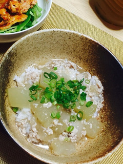 大根と鶏ひき肉の生姜あんかけ-レシピのメイン写真