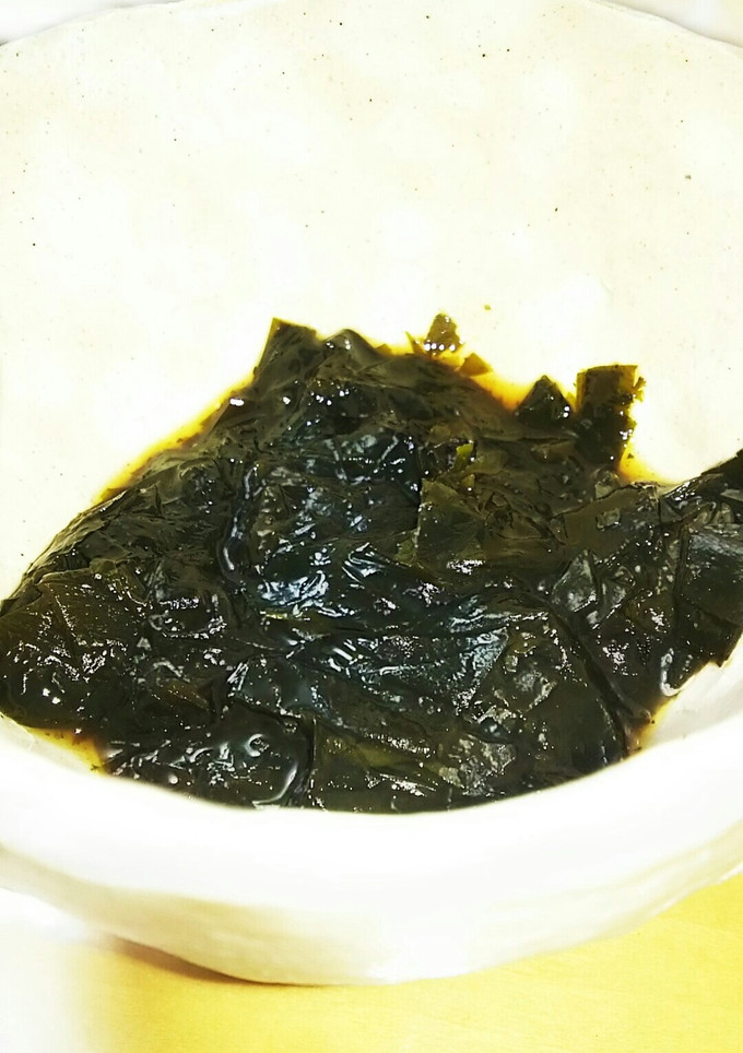 生 ワカメ&お茶の葉の佃煮-レシピのメイン写真