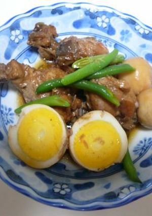 手羽元と卵の酢醤油煮-レシピのメイン写真