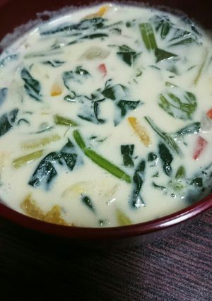 豆乳のクリーミースープ-レシピのメイン写真