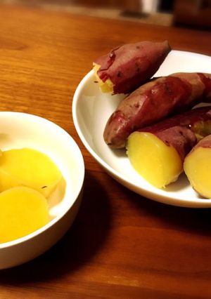 ねっとり甘くて美味しい！炊飯器で焼き芋-レシピのメイン写真
