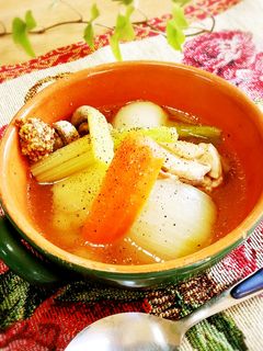 柔らか鶏モモ肉のポトフ-レシピのメイン写真