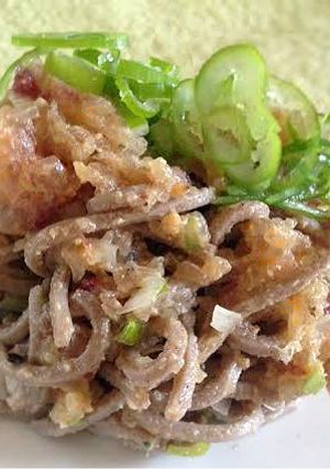 味噌たらこ蕎麦-レシピのメイン写真