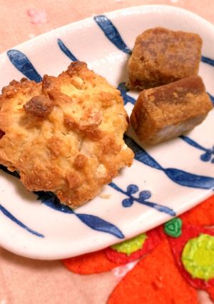 黒糖とホワイトチョコのアーモンドクッキー-レシピのメイン写真
