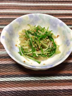 ゴマ好きの水菜のゴマ和え-レシピのメイン写真