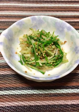 ゴマ好きの水菜のゴマ和え-レシピのメイン写真