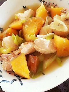 さつまいもと鶏の中華煮-レシピのメイン写真