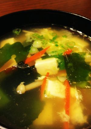 ヒガシマルうどんスープで簡単中華風スープ-レシピのメイン写真