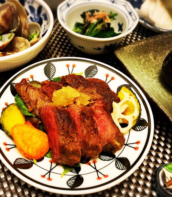 絶品！我が家の牛ステーキ♡美味しさのコツ-レシピのメイン写真
