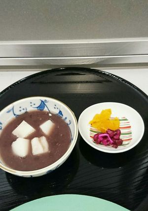 小倉あんからおしるこ～♪-レシピのメイン写真