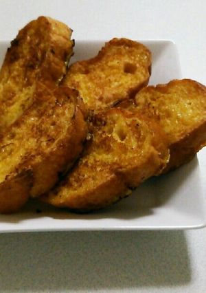 【牛乳無し】バケットのフレンチトースト-レシピのメイン写真
