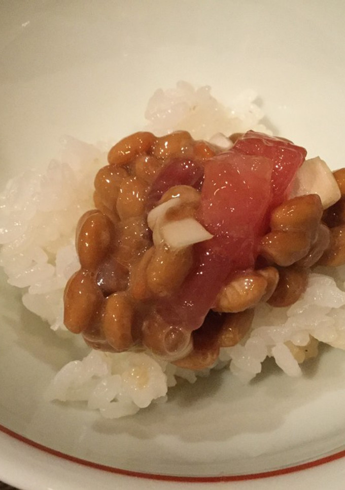 納豆とまぐろのご飯-レシピのメイン写真