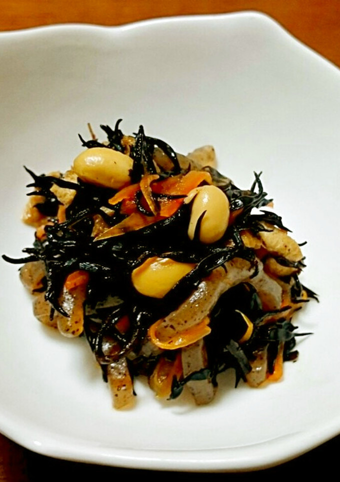 簡単！大豆とひじきの煮物-レシピのメイン写真
