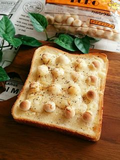 卵ボーロとチーズのトースト-レシピのメイン写真