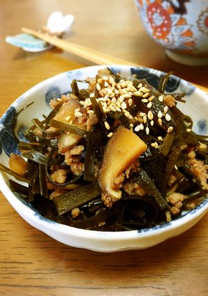 豚肉でコク旨♡昆布と椎茸の佃煮-レシピのメイン写真