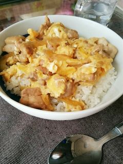 とても簡単で味染み込む~ 麺つゆで親子丼-レシピのメイン写真