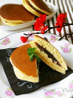 ふわっもちっ♥洋風あんバターどら焼き-レシピのメイン写真