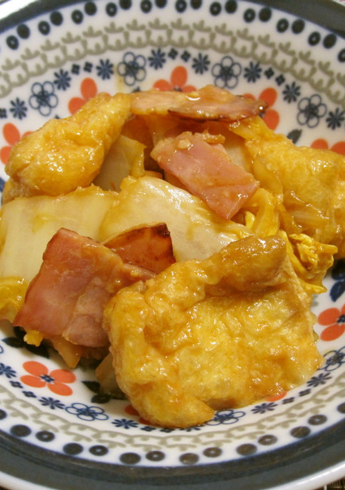 薄揚げと白菜の旨炒め-レシピのメイン写真