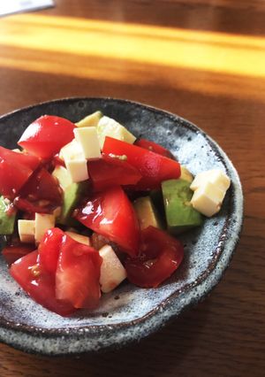 さっぱり〜☆トマトとアボカドの和え物-レシピのメイン写真