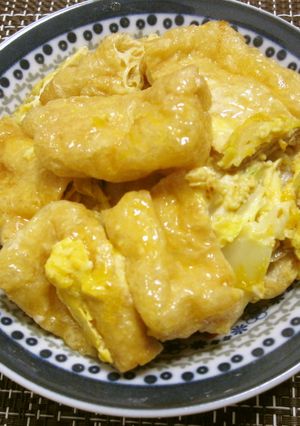 薄揚げと白菜の卵とじ-レシピのメイン写真