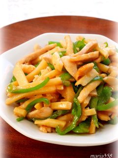 *やわらか鶏むね肉の青椒肉絲*-レシピのメイン写真