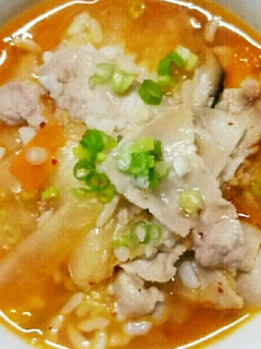 ☆ウチのダンナ絶賛☆ 豚キムチクッパ-レシピのメイン写真