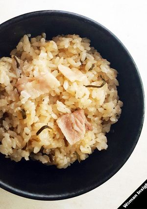 炊飯器と餅で簡単に！豚バラのおこわ-レシピのメイン写真