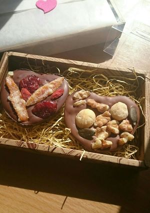バレンタインは手作りハートチョコレート♥-レシピのメイン写真
