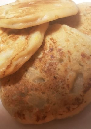 米粉でバナナパンケーキ〈離乳食〉-レシピのメイン写真