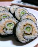 竹輪きゅうりと大葉の明太マヨネーズ太巻き