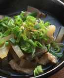 もつ鍋用のもつ肉で作るモツ煮