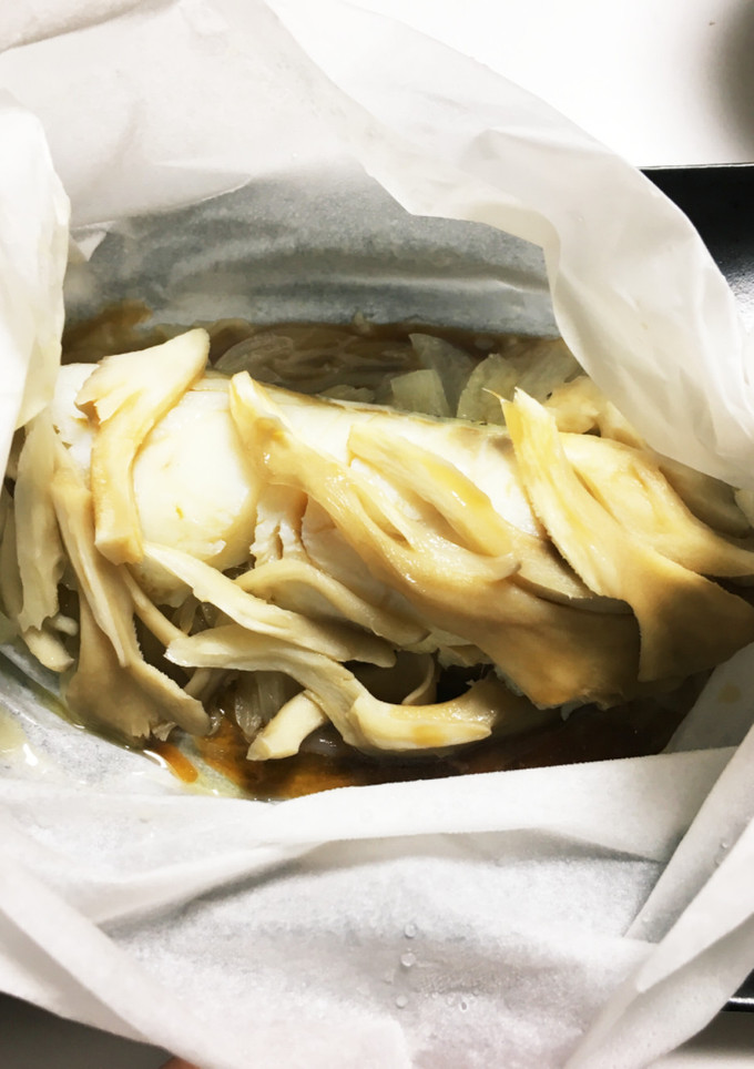 レンジで簡単 魚の包み蒸し-レシピのメイン写真