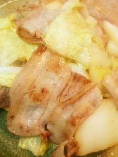 超簡単☆炒めるだけ☆豚バラと白菜の塩炒め-レシピのメイン写真