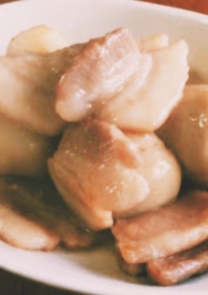 里芋で肉じゃが(味噌バター風味)-レシピのメイン写真
