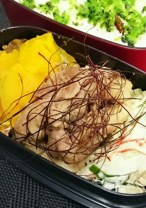 豚の生姜焼きのお弁当 1月11日-レシピのメイン写真