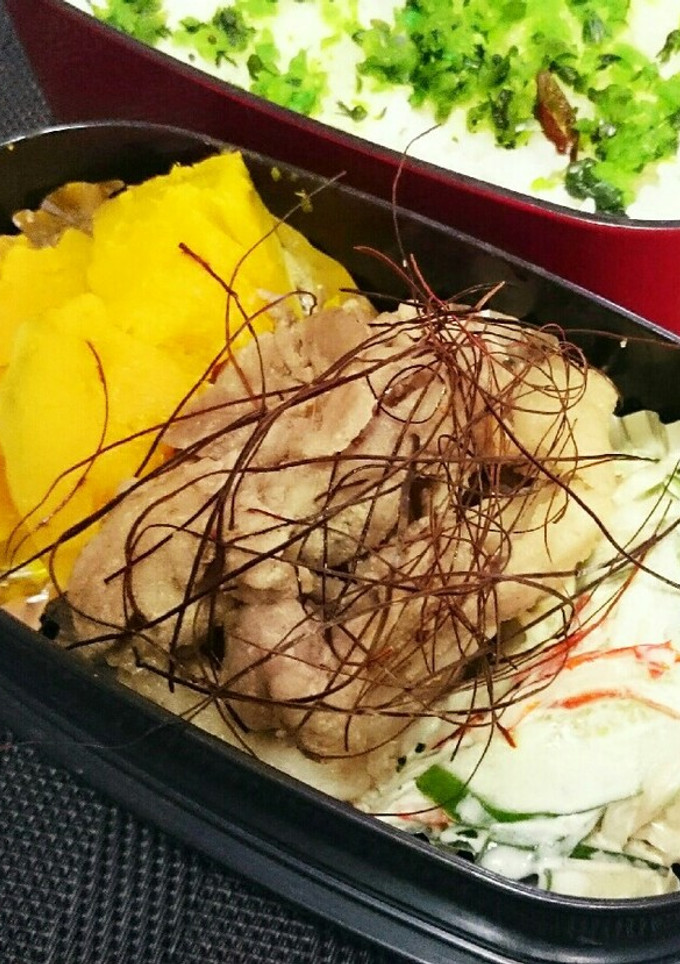 豚の生姜焼きのお弁当 1月11日-レシピのメイン写真