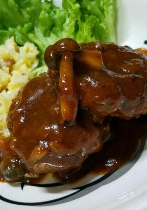 煮込みハンバーグ　家にあるもので　簡単-レシピのメイン写真