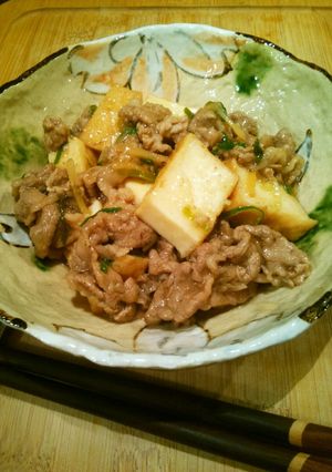 牛肉と絹揚げのあんとじ-レシピのメイン写真