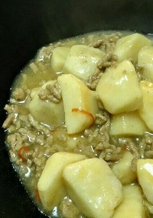 簡単!里芋の中華風そぼろあんかけ♪-レシピのメイン写真