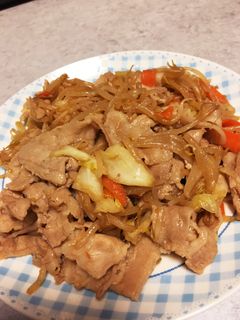 オイスターソース&ポン酢の豚バラ野菜炒め-レシピのメイン写真