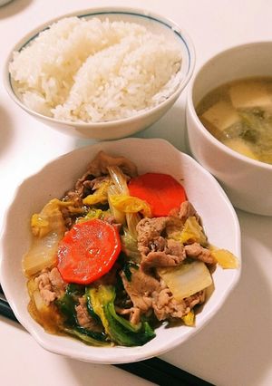 豚肉白菜のあんかけ炒め-レシピのメイン写真